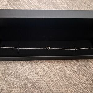 Kay Jewelers Diamond Heart Anklet